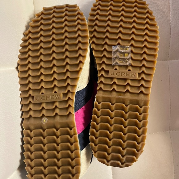 J Crew Fashionable Sneaker Navy, Pink & Cream - Picture 3 of 4